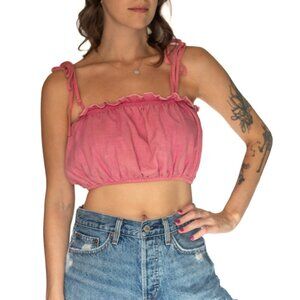 Petal & Pup • Crop Top • S • Pink